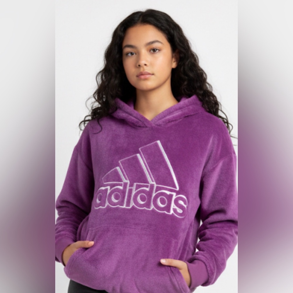 Adidas Vibrant Purple Hoodie